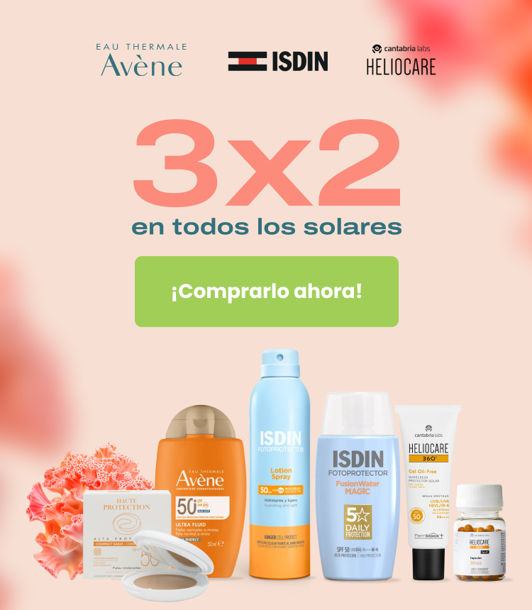 3x2 en todos los productos